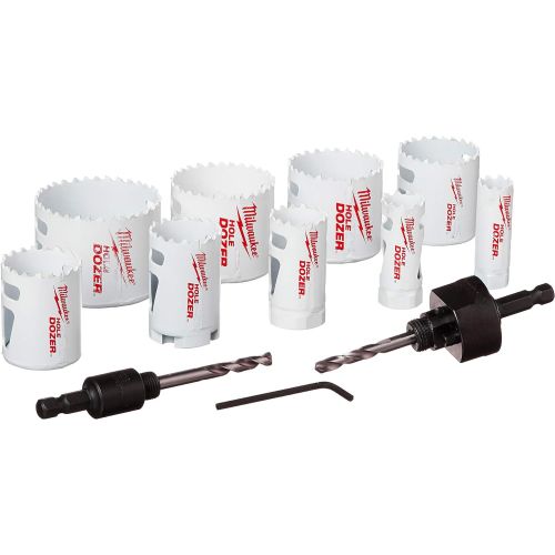  Milwaukee 49-22-4025 13-Piece General Purpose Hole Dozer Hole Saw Kit