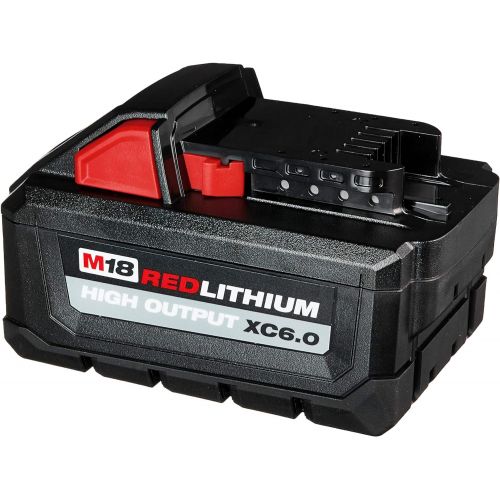  Milwaukee 48-11-1865 M18 18-Volt Lithium-Ion High Output Battery Pack 6.0 Ah