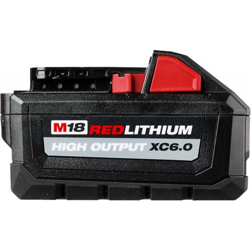  Milwaukee 48-11-1865 M18 18-Volt Lithium-Ion High Output Battery Pack 6.0 Ah