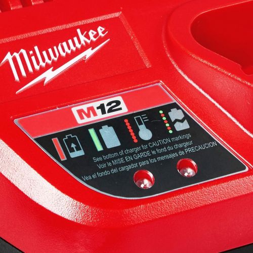  Milwaukee Genuine OEM 48-59-2401 M12 Lithium Ion 12 Volt Battery Charger w/LED Indicating