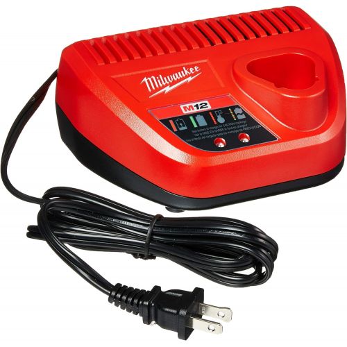  Milwaukee Genuine OEM 48-59-2401 M12 Lithium Ion 12 Volt Battery Charger w/LED Indicating