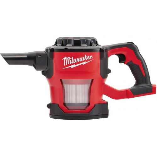  Milwaukee M18 18-Volt Lithium-Ion Compact Vacuum Bare Tool (Tool-Only) | Hardware Power Tools for Your Carpentry Workshop, Machine Shop, Construction or Jobsite Needs