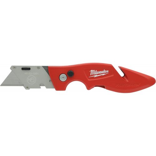  Milwaukee 48-22-1901F Fastback Utility Knife with Wire Stripping Compartment, and Gut Hook (2 Pack of 48-22-1901)