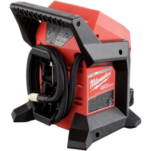  Milwaukee M12 12-Volt Lithium-Ion Cordless Compact Inflator Kit W/ 4.0Ah Battery & Charger