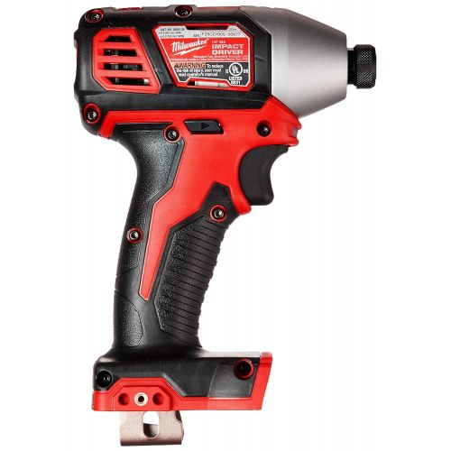  Milwaukee 2656-20 M18 18V 1/4 Inch Lithium Ion Hex Impact Driver with 1,500 Inch Pounds of Torque and LED Lighting Array (Battery Not Included, Power Tool Only)