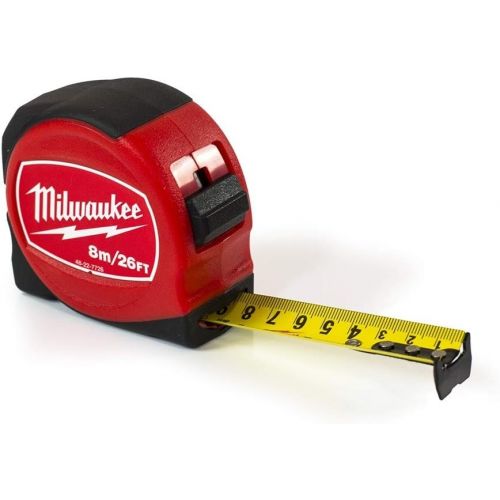  Milwaukee 48227726 8m/26ft Pro Compact Tape Measure S8-26/25