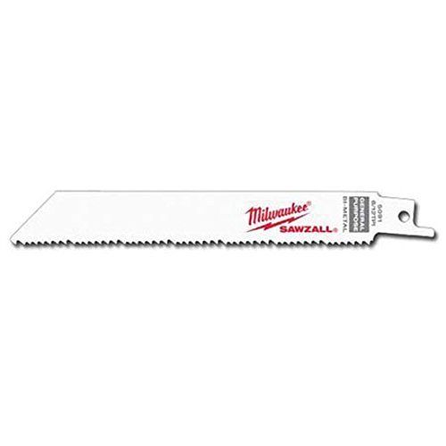  Milwaukee 48-00-5091 6 Bi-Metal Reciprocating Blade Work N Wood