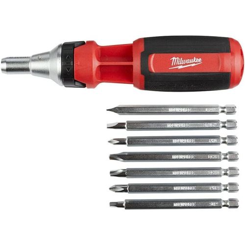  Milwaukee Elec Tool 48-22-2331 Eco Drive Ratcheting Multi-Bit Driver, 9-In-1 - Quantity 6