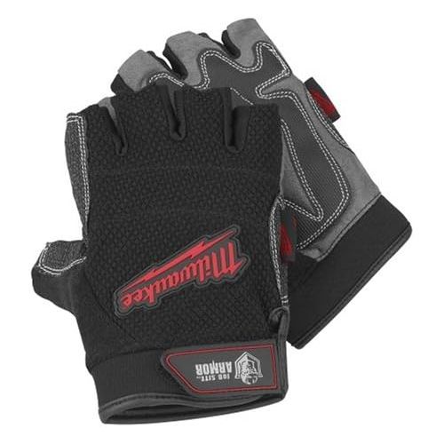  Milwaukee Fingerless Work Gloves, X-Large