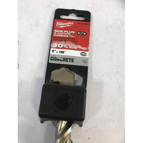  Milwaukee 1 in. x 18 in. 2-Cutter SDS Carbide Bit