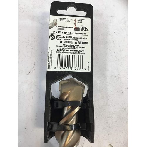  Milwaukee 1 in. x 18 in. 2-Cutter SDS Carbide Bit