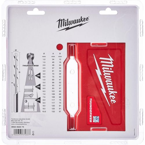  Milwaukee 4932352374 Drill, Set 19 Piece 1-10mm