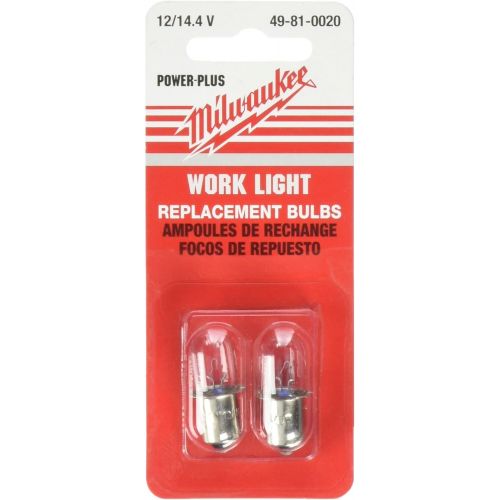  Milwaukee 14.4V Worklight Bulb, Pack of 2 (49-81-0020)