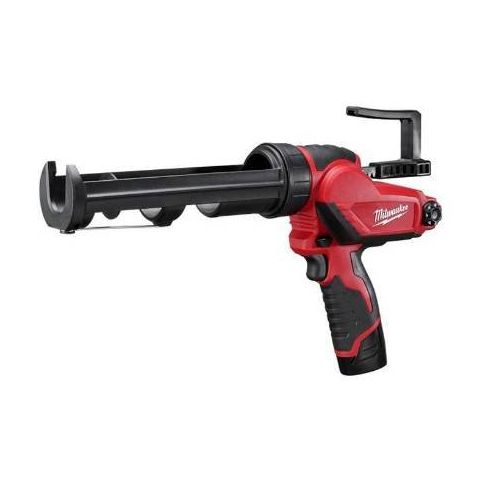  Milwaukee Cordless M12 Caulk and Adhesive Gun, 10 oz - No. 2441-21