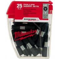 Milwaukee Electric Tool 48-32-4604 Shockwave Impact Duty insert Bit, NO 2, Phillips, 1 OAL, Proprietary Steel