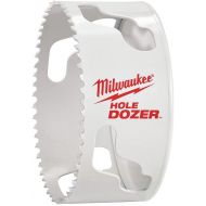 Milwaukee Hole Dozer Hole Saw, Bi-Metal, Blk, 4-3/8In