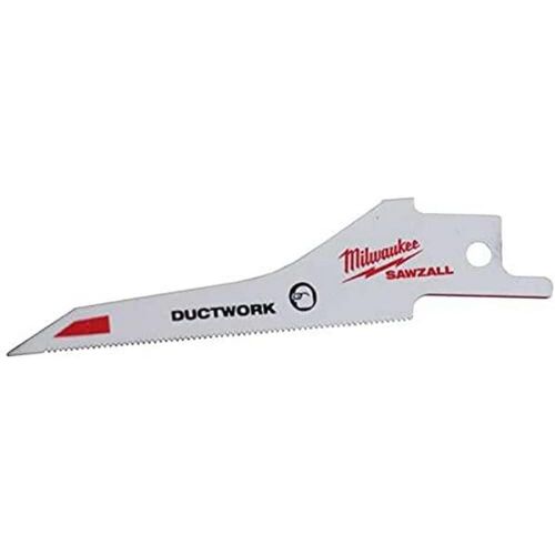  Milwaukee Electric Tool 48-00-1630 Sawzall Ductwork Reciprocating Saw Blade, 3-1/3