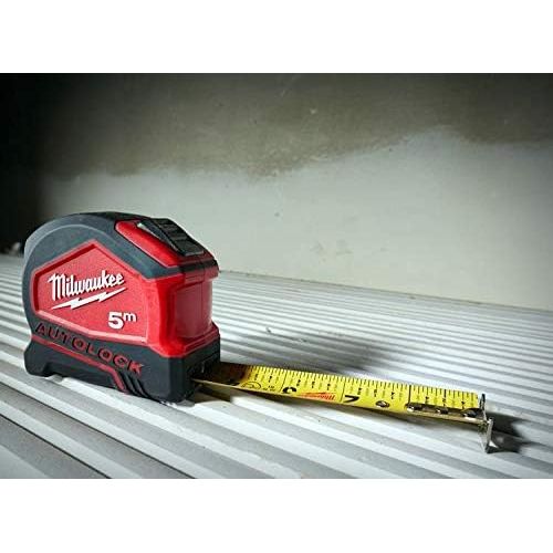  Milwaukee 4932464663 932464663 Autolock Tape Measure 5m (Width 25mm) (Metric Only)