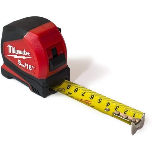  Milwaukee 4932459595 5m/16ft Pro Compact Tape Measure C5-16/25