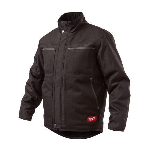  Milwaukee GRIDIRON Traditional Jacket Ripstop Polyester (Extra Large, Black)