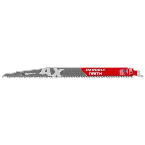  Milwaukee 48-00-5227 The Ax 12 in. 5 TPI Carbide Teeth Sawzall Blade