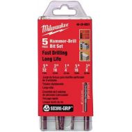 Milwaukee 48-20-8851 5 Piece Hammer Drill Bit Set