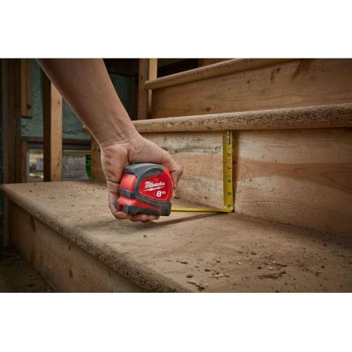  Milwaukee 4932459594 8m Pro Compact Metric Tape Measure C8/25