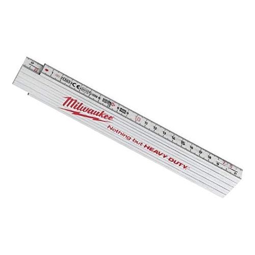  Milwaukee 4058546002671 Folding Ruler Plastic 2 m