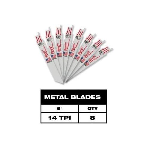 Milwaukee 49-22-1110 U 10 pc Sawzall Blade Kit with Case + 10 Free Blades