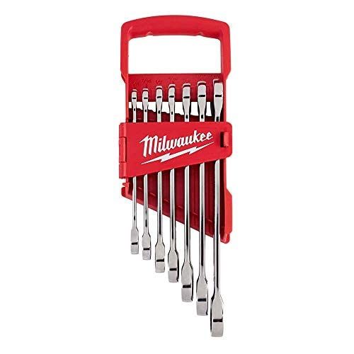  Milwaukee 48-22-9406 7pc Ratcheting Combination Wrench Set - Sae