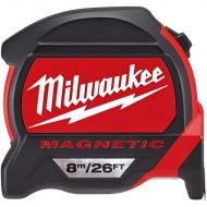 Milwaukee 48227225 HP8-26Mg/27 Premium Magnetic Tape Measure - Red/Black