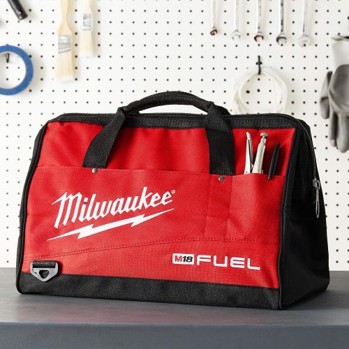  Milwaukee Bag 23x12x12nch Heavy Duty Canvas Tool Bag 6 Pocket (Basic)