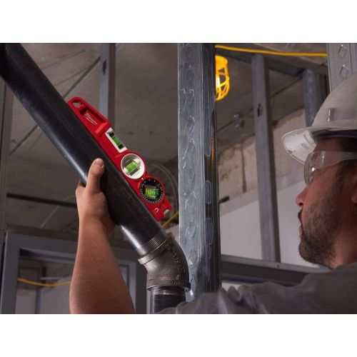  Milwaukee 4932459096 Block Torpedo Level - Red/Black