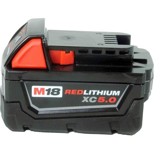  Milwaukee 2804-20 18V 1/2 Hammer Drill,2Pc. 48-11-1850 5.0Ah Battery