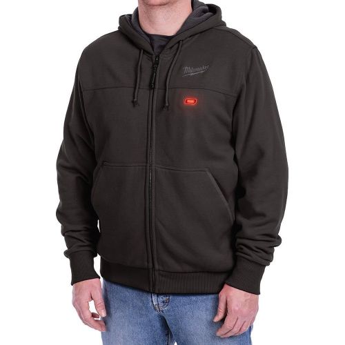 Milwaukee 2381-XL X-Large M12 Cordless Lithium-Ion Black Heated Hoodie Kit (Battery and Charger Included)