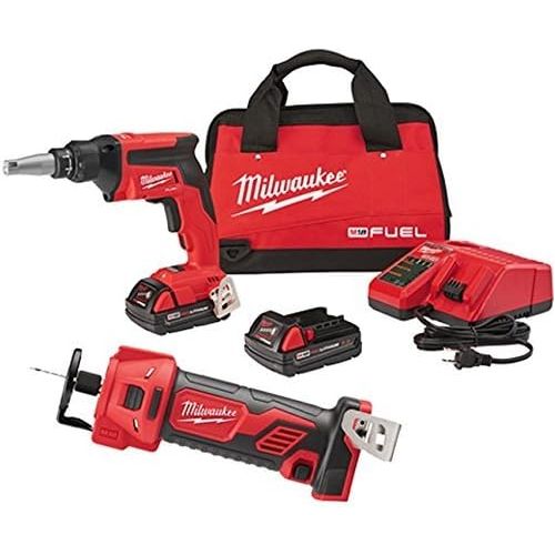  Milwaukee Drywall Screwgun Kit with Cutout Tool 2866-22CTP