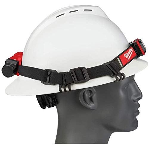  Milwaukee 600 Lumens LED USB Rechargeable Low-Profile Hard Hat Headlamp