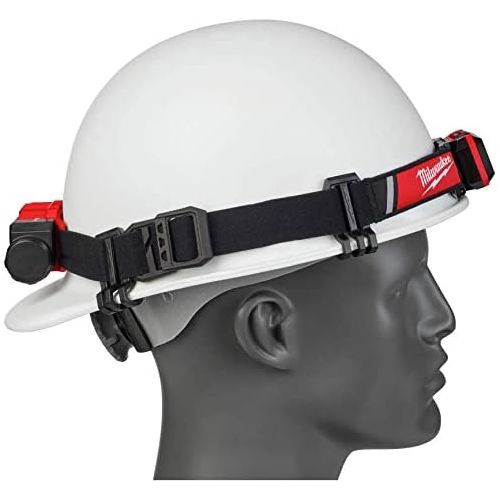  Milwaukee 600 Lumens LED USB Rechargeable Low-Profile Hard Hat Headlamp
