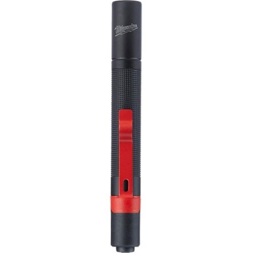  Milwaukee 2105P Penlight 100 Lumen With Protective Rubber Bite Zone, Waterproof, Dustproof 3hr Run Time, High Beam,43m Distance, Value 2-Pack