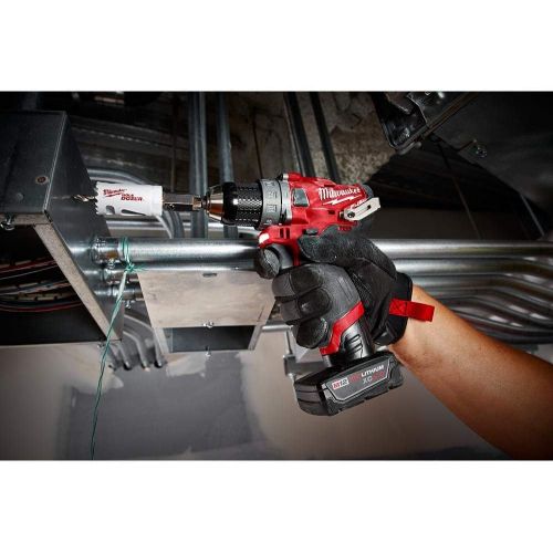  Milwaukee 2504-21 M12 FUEL CP Brushless Lithium-Ion 1/2 in. Cordless Hammer Drill Driver Kit (2 Ah)