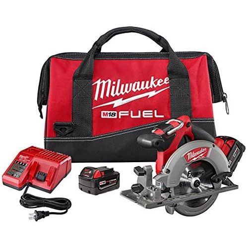  Milwaukee 2730-22 M18 Fuel 6 1/2 Circ Saw 2 Bat Kit