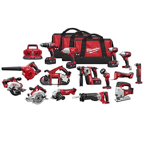  Milwaukee 2695-15 M18 Combo 15 tool Kit W/4 Xc Bat