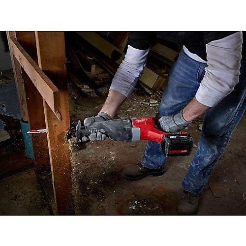  Milwaukee 18V Li-Ion Cordless SAWZALL Reciprocating Saw w/ 5.0Ah Battery & Charger