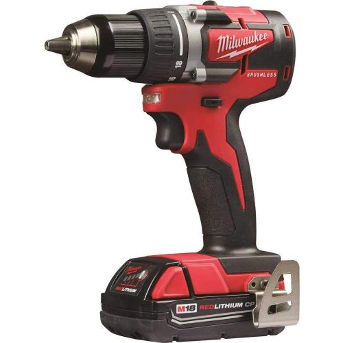  Milwaukee 2892-22CT M18 Compact Brushless 2-Tool Combo Kit, Drill Driver/Impact Driver