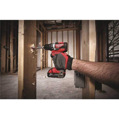  Milwaukee 2892-22CT M18 Compact Brushless 2-Tool Combo Kit, Drill Driver/Impact Driver