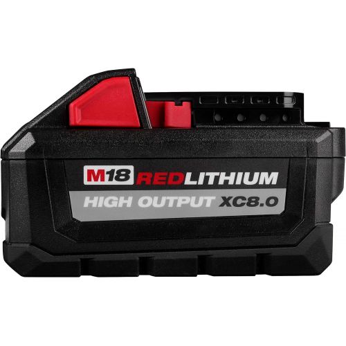  Milwaukee 48-11-1880 M18 REDLITHIUM HIGH OUTPUT 18v 8.0 Ah Lithium-Ion Battery Pack