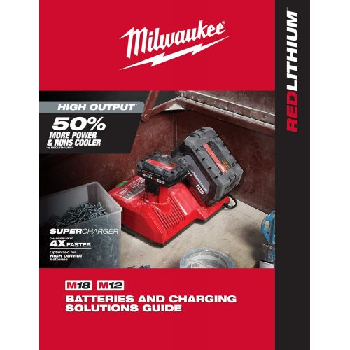  Milwaukee 48-11-1880 M18 REDLITHIUM HIGH OUTPUT 18v 8.0 Ah Lithium-Ion Battery Pack