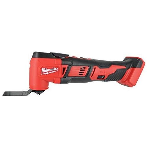  Milwaukee 2626-20 M18 18V Lithium Ion Cordless 18,000 OPM Orbiting Multi Tool with Woodcutting Blades and Sanding Pad with Sheets Included (Battery Not Included, Power Tool Only)