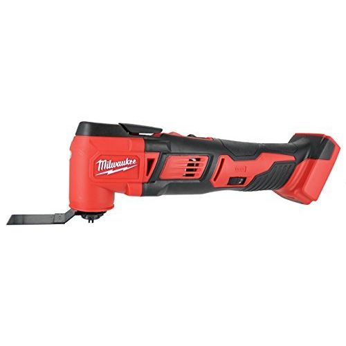  Milwaukee 2626-20 M18 18V Lithium Ion Cordless 18,000 OPM Orbiting Multi Tool with Woodcutting Blades and Sanding Pad with Sheets Included (Battery Not Included, Power Tool Only)