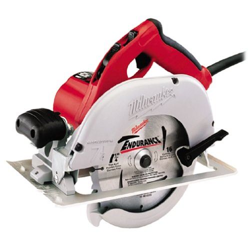  MILWAUKEES Circular Saw, 7-1/4 In. Blade, 5800 rpm, Red (6391-21)